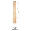 Red Oak Box Newel Posts Stair Parts 3 1/2", 4