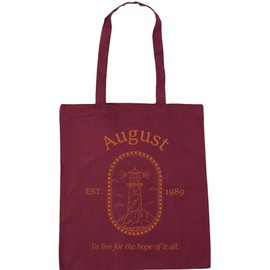 Hippowarehouse August est. 1989 to live for the hope of it all Tote Shopping Gym Beach Bag 42cm x38cm,10 litres