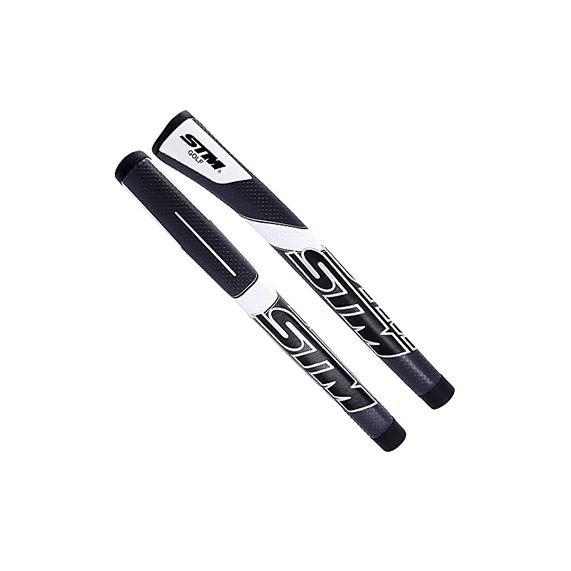 STM P-3 Putter Grip, Silver/White