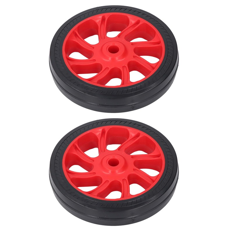 6in Compressor Wheels Replacement Set, 2Pcs 12mm Rubber Wheels for