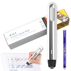 Eraser Pen for Erasable Gel Ink Pen - Multipurpose Use as Thermal Print Eraser, Portable Food Bag Heat Sealer, Foil Quill, and Heat Press