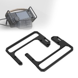 Radio Shield for Xiegu X6100, Shortwave Radio Shield Aluminum Alloy Side Handle Wireless Protection Bracket for Xiegu X6100