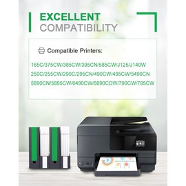 Jalada Compatible Ink Cartridge Replacement for Brother LC61 LC65 LC-61 LC61Y LC61C LC61M LC61cl Work with MFC-495CW MFC-490CW MFC-6490CW MFC-6890CDW Printer(5 Cyan, 5 Magenta, 5 Yellow) 15 Pack