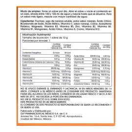 C-blastd Vitamina C D Complejo B Zinc Antioxidantes 3cajas Sabor Naranja                                                                              