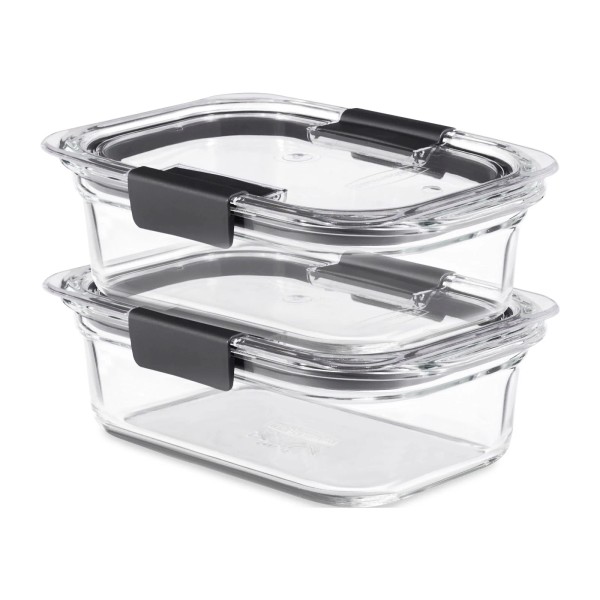 Unbranded Rubbermaid 3.2 Cup Brilliance Glass Food Storage Containers, Set
