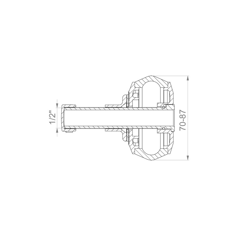 CSV 80 quick-release plug, PVC (70-87 mm), up to 0.5
