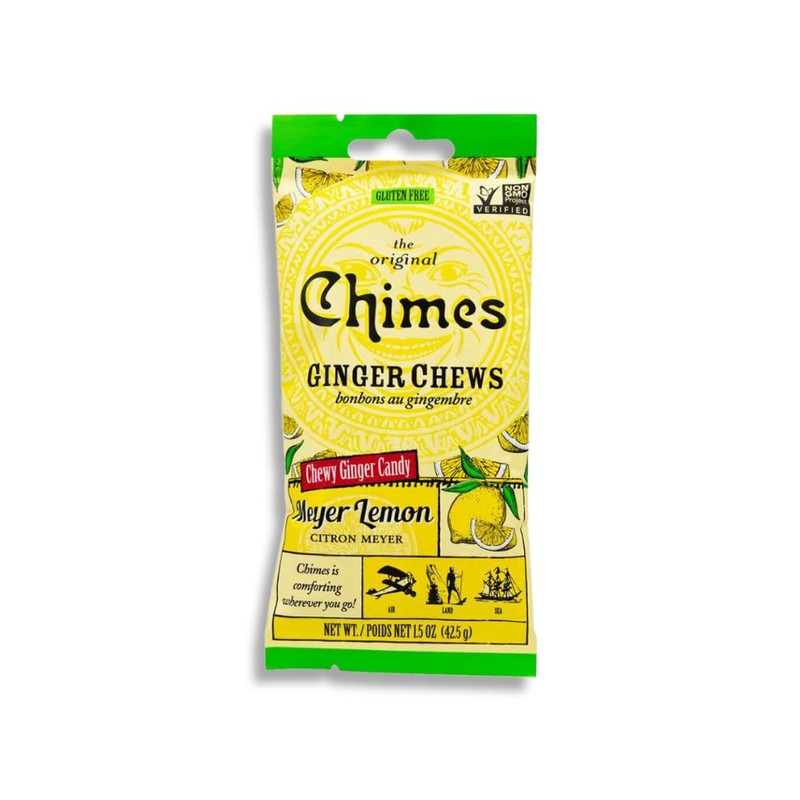 Seasonal Original Chimes Ginger Chews Meyer Lemon Chewy Candy, 1.5
