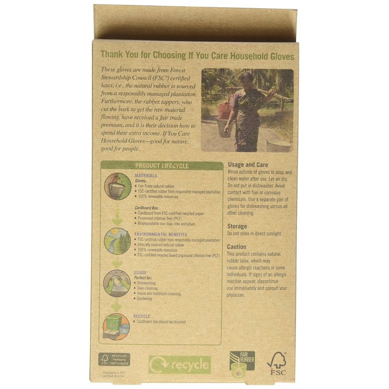 If You Care FSC Certified & Fair Trade Rubber Natural