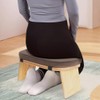 for Foldable Kneeling Meditation Bench Stool with Cushion & Bag