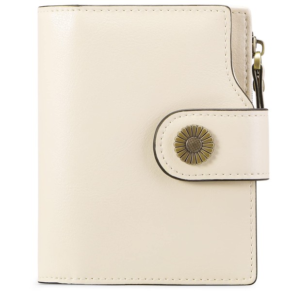 SENDEFN Small Women Wallet Genuine Leather RFID Blocking Bifold Small