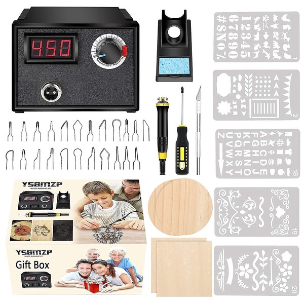 Wood Burning Kit,Wood Burning Tool,Wood Burner Tool,Wood Burning Tips,Pyrography Kit,