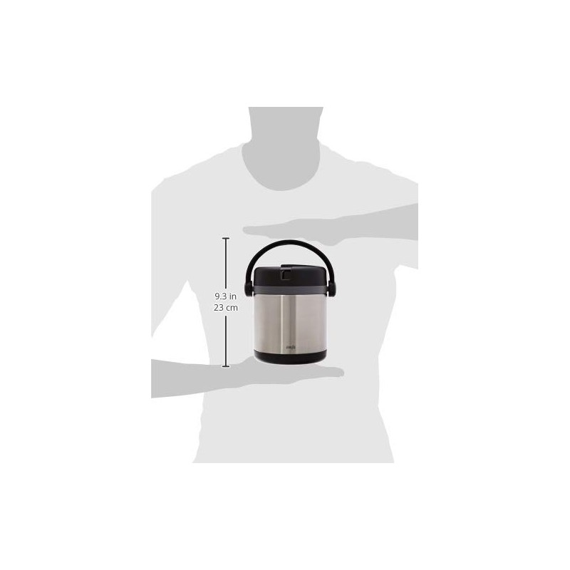 EMSA 509244 MOBILITY Isolier-Speisegefäß 1,2 L Edelstahl Schwarz - 100