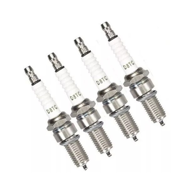 Unbranded 4x DR8ES-L/D8TC Spark Plug For Honda ATC125M 125 185