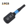 HARFINGTON 2pcs H2.0 Hex Screwdriver Bit 1/4" Hex Shank 25mm/1"