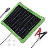 ECO-WORTHY Upgrade 7.5W Solar Car Battery Charger Maintainer 12V Waterproof