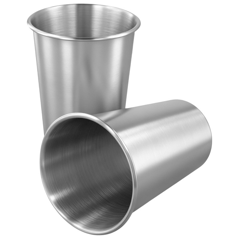SOUJAP 10 PCS 16 oz Stainless Steel Cups, 500 ml
