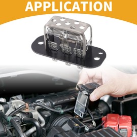 REPAIROCK HVAC Blower Motor Resistor Heater Blower Resistor No.MT1362/1691732C91/SW1141C for Freightliner Cascadia‌ ‌2013-2018 Plastic Metal 1 Pcs