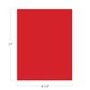 Candy Apple Red Heavyweight, Smooth Cardstock 8.5 x 11 for