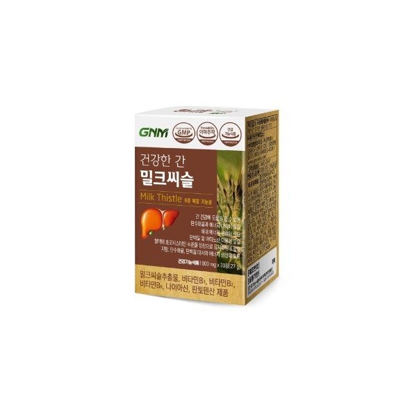 G&amp;M Healthy Liver Milk Thistle 6 boxes / 지엔엠 건강한
