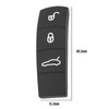 EMSea Car 3-Button Remote Key Rubber Pad, Compatible with Panamera,