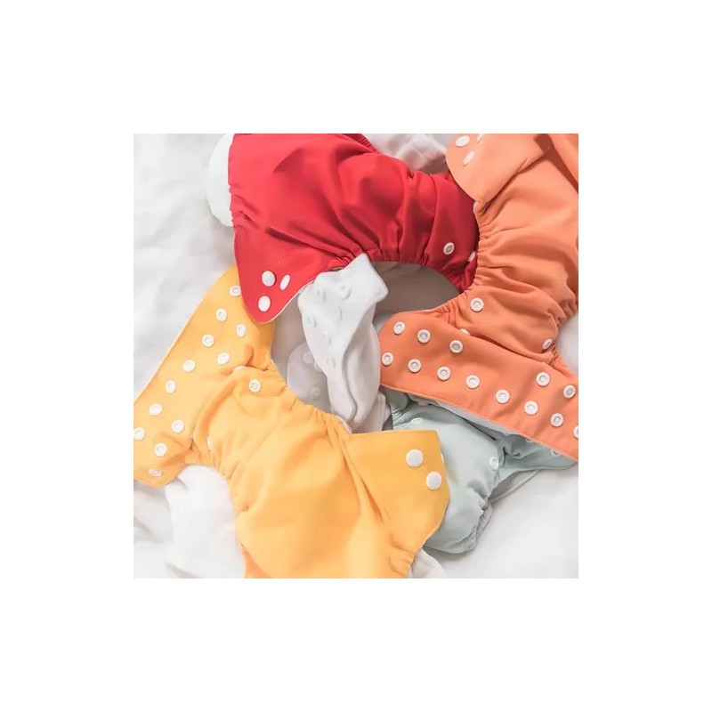 Set De 15 Pañales Ecológicos De Tela Reutilizables Ajustable