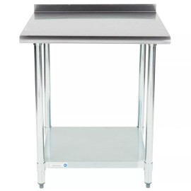 NSF Stainless Table NEW!! 30" x 30" Stainless Steel Work Prep Table Undershelf Restaurant Backsplash