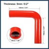 INFINAUTO 28mm 1.10" ID 90 Degree Elbow Silicone Reducer Hose
