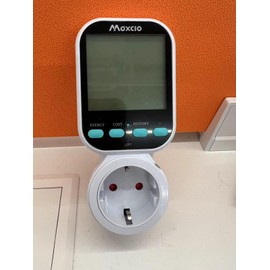 Wattmeter Digital Maxcio 7 Modes LCD Display Power Consumption Monitor Power Meter for Electrical Appliances New Look