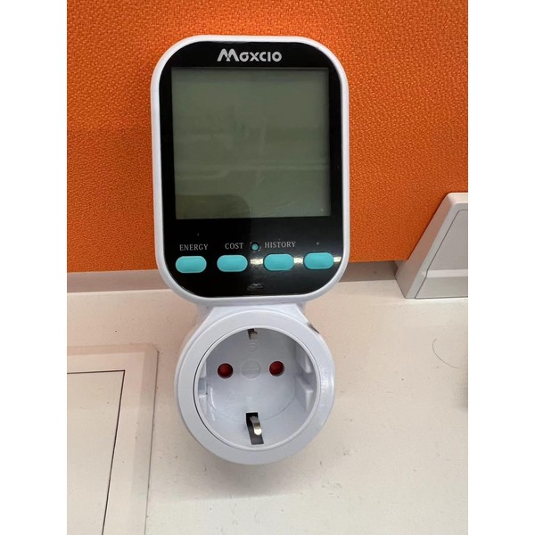 Wattmeter Digital Maxcio 7 Modes LCD Display Power Consumption Monitor