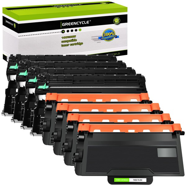 greencycle (4 Toner, 4 Drum TN850 Toner & DR820 Drum