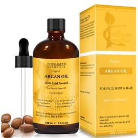 Argan Oil 100% Pure Cold Pressed and Certified Argan Oil for Face, Skin, Hair and Nails Natural Products from Morocco Moisturising Oil for Younger Nourishing Skin Care 100 ml