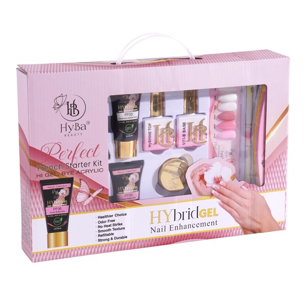 HYBRID GEL POLISH STARTER KIT FRENCH Collection 1