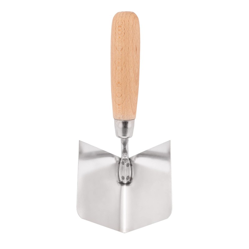 Mivos 2 x Corner Trowel Stainless Steel 80 x 60