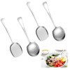 Set of 4 Serving Spoons, Stainless Steel, Salad Servers, Stainless
