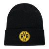 Borussia Dortmund BVB Logo Beanie Black, black, One Size