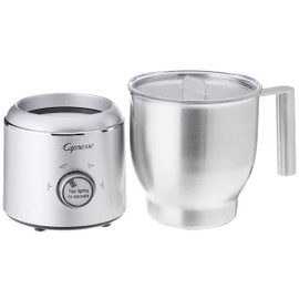 Capresso froth Select Automatic Milk Frother and Hot Chocolate Maker, Stainless Steel 209.05, Silver, 20 ounce