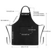 Jubatus 12 Pack 100% Cotton Aprons Bulk with 2 Pockets