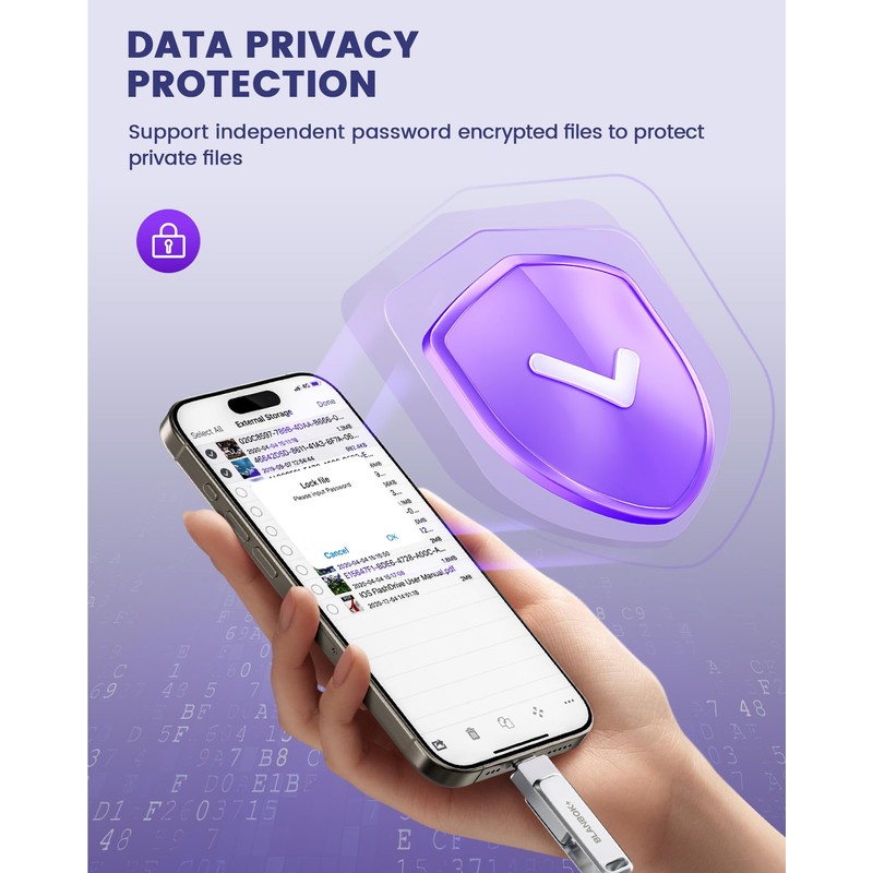 BLANBOK+ USB C Flash Drive 64GB USB Storage Stick