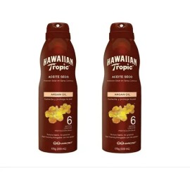 Protector Solar Hawaiian Tropic Argan Oil Fps 15 2 Pzs 220ml