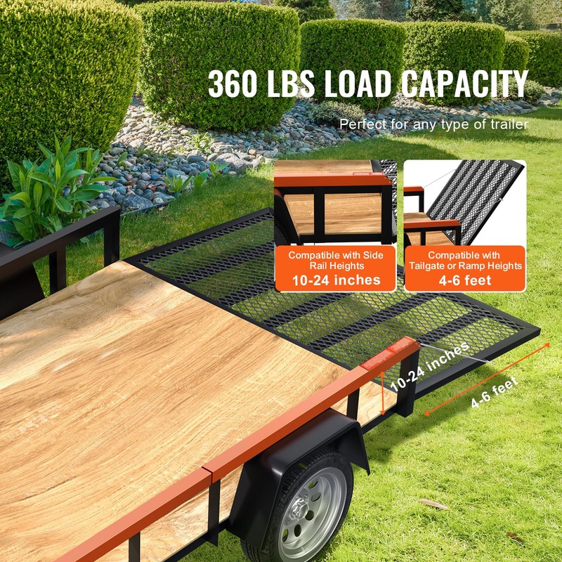 VEVOR Trailer Tailgate Lift Assist, Max 180 lbs Load Capacity,