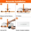 JORGENSEN Cabinet Hardware Jig Tool - Aluminum Alloy & Double