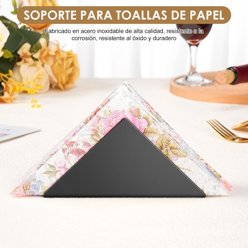 Servilletero Triangular, OUDAR Servilleteros para Mesa Elegantes, Servilleteros para Mesa