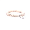Agálea | Pulsera de Perlas naturales con dije de San