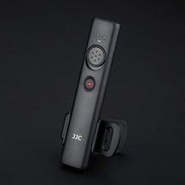 JJC Camera Shutter Release Cord Remote Control with Removable Clip for Panasonic DC-GH6 DC-S5 S1H S1R S1 G95 FZ1000 II GH5s GH5 G9, Replaces Panasonic DMW-RS2