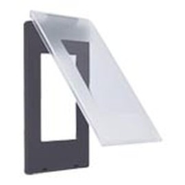 Panasonic WTA79519B Advanced Series Switch Plate with Protective Cover, Black, Width 2.8 x Depth 5.1 x Height 5.0 inches (72 x 13 x 127 mm)