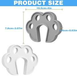 Washing Machine Door Support Gray & White Washer Door Prop, Front Load Washer Door Prop Accessories, Washing Machine Door Prop Open, Washing Machine Door Prop Tool Door Prop Supplies