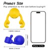 EnerCharge Smiley Cell Phone Holder-2 Pcs, 360°Adjustable Cell Phone Supports，Bright