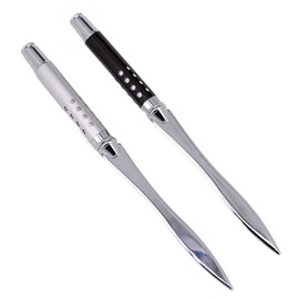 Letter Opener, Metal Letter Openers for Ladies Men Letter Openers Envelope Express File Document Unpack Box Packages Cutter Split File Envelopes Stationery for School Office Home (2pcs)