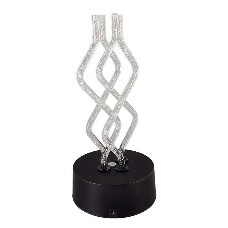 Bubble Color Changing LED Table Lamp Dancing Rotary Stick Lamp