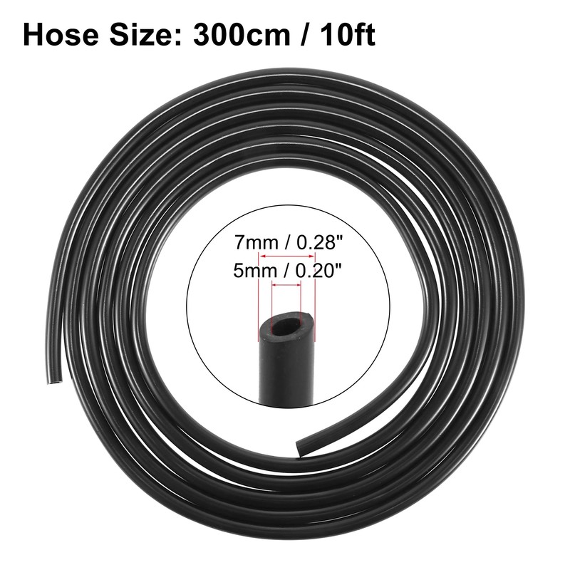 X AUTOHAUX Car Windshield Washer Hose Kit 300cm 10ft Windshield